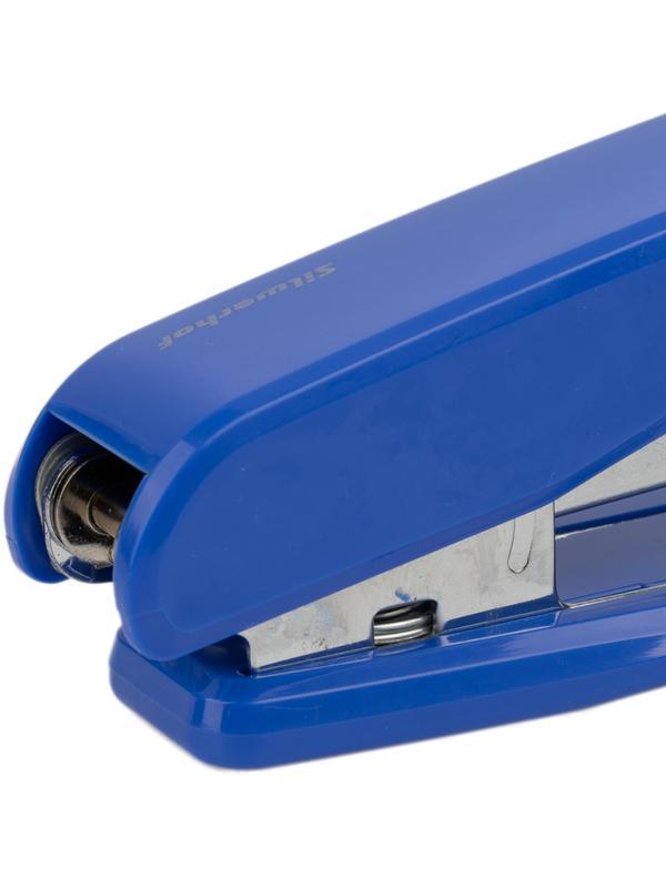 Степлер Silwerhof 401075-02 24/6 30л 80скоб пластик закр/откр синий