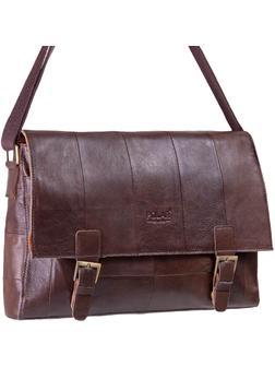 Сумка планшет 20021(1021) Coffee А4  натур.кожа