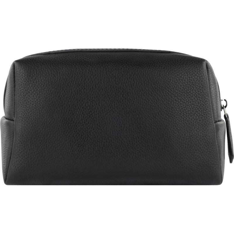 Косметичка BUGATTI Bella, чер, воловья кожа/полиэстер, 19х8,5х11, 49480001