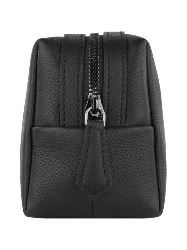 Косметичка BUGATTI Bella, чер, воловья кожа/полиэстер, 19х8,5х11, 49480001