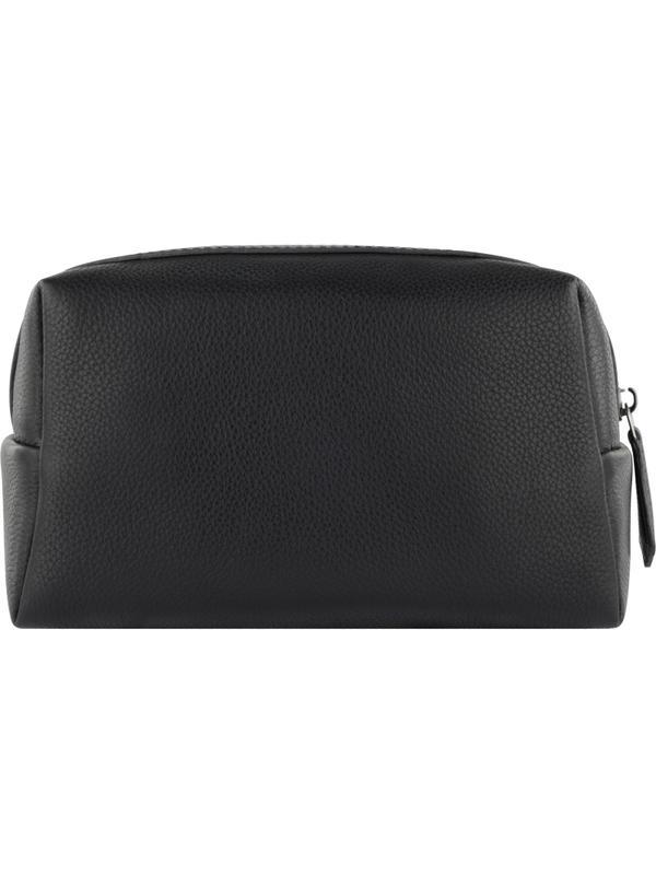 Косметичка BUGATTI Bella, чер, воловья кожа/полиэстер, 19х8,5х11, 49480001