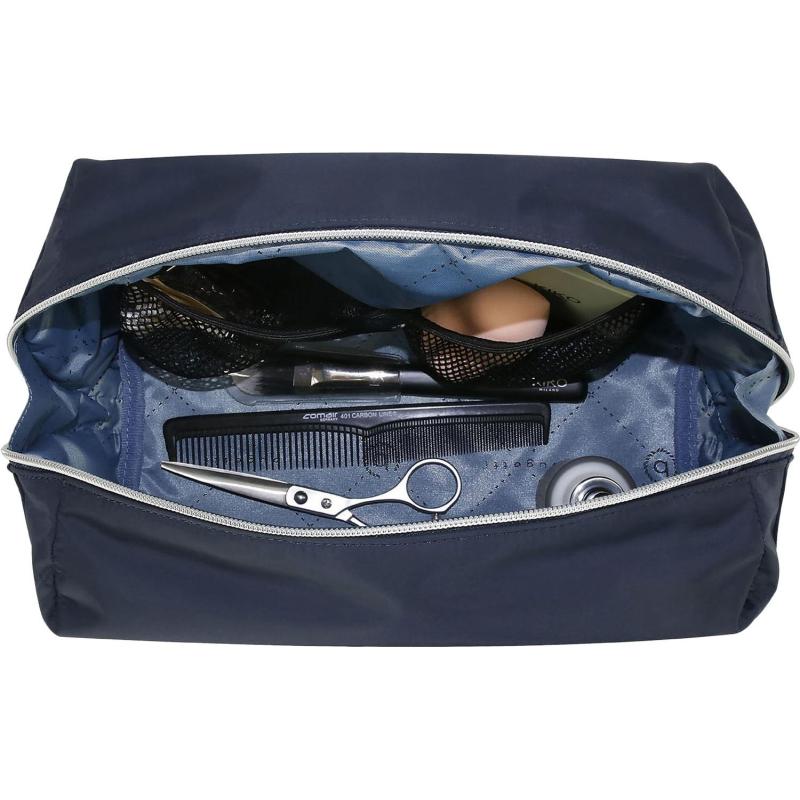 Несессер дорожный BUGATTI Lido, синий, полиэс, 27х14х14 см, 5 л, 49360923