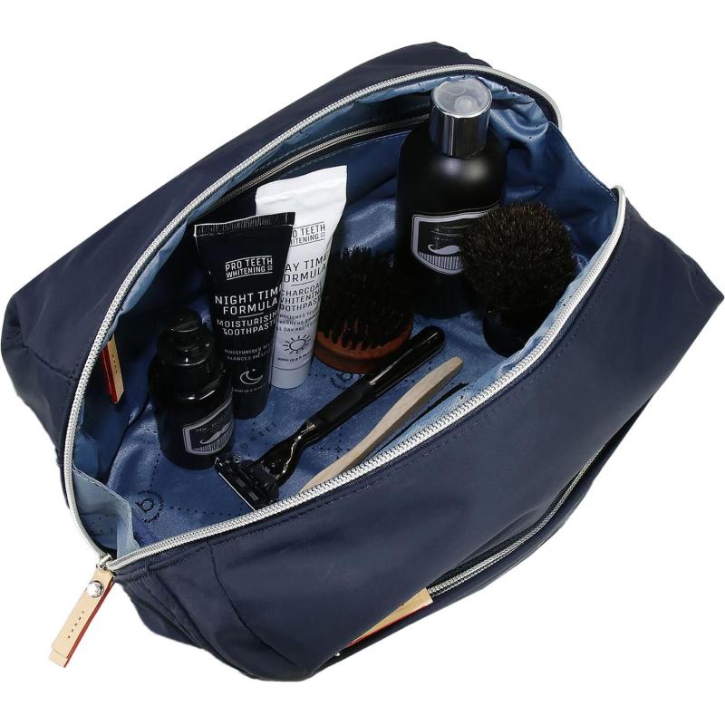 Несессер дорожный BUGATTI Lido, синий, полиэс, 27х14х14 см, 5 л, 49360923