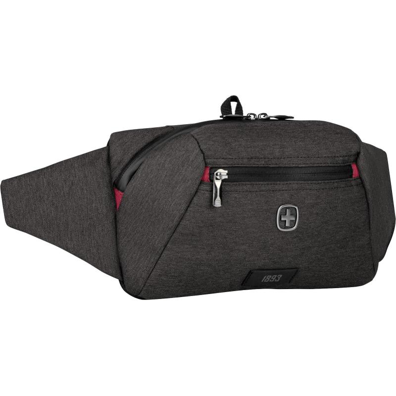 Сумка WENGER MX через плечо или на поясе серая,полиэс, 30х10х15, 3л, 611644