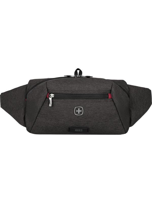 Сумка WENGER MX через плечо или на поясе серая,полиэс, 30х10х15, 3л, 611644