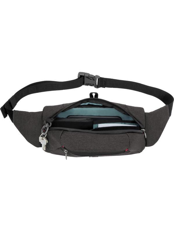 Сумка WENGER MX через плечо или на поясе серая,полиэс, 30х10х15, 3л, 611644