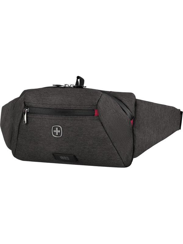 Сумка WENGER MX через плечо или на поясе серая,полиэс, 30х10х15, 3л, 611644