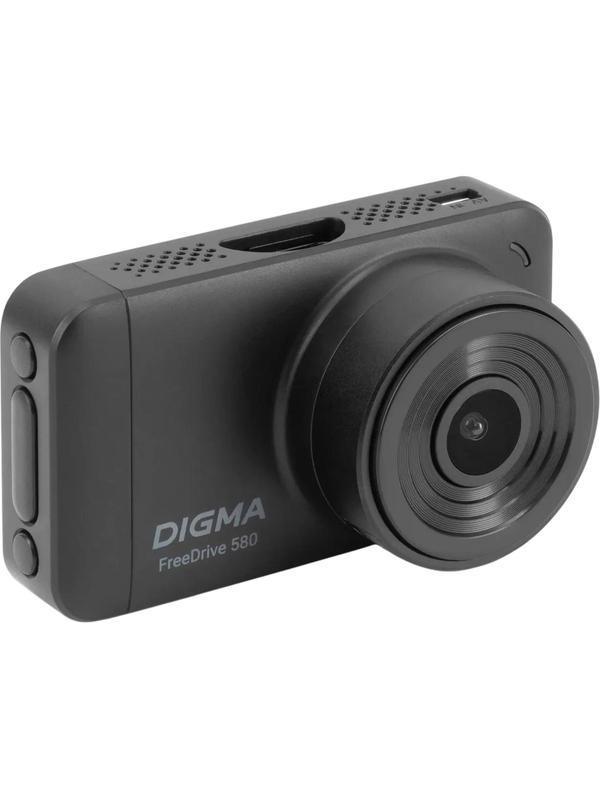 Автомобильный видеорегистратор Digma FreeDrive 1296p GP2178 чер. FD580