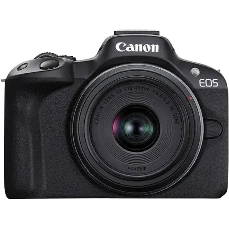 Фотоаппарат Canon EOS R50 Kit RF-S 18-45mm IS STM Black (5811C012)