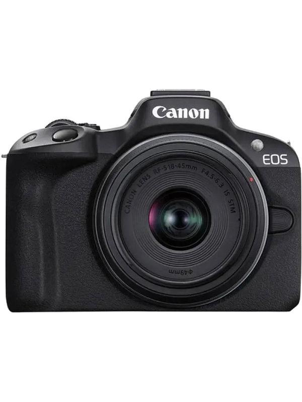 Фотоаппарат Canon EOS R50 Kit RF-S 18-45mm IS STM Black (5811C012)