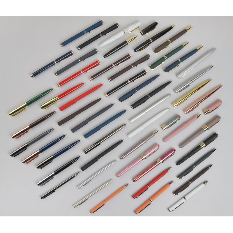 Ручка шариковая автомат. TORINO металл.корп.шампань, 1мм,синяя 20-0382/07