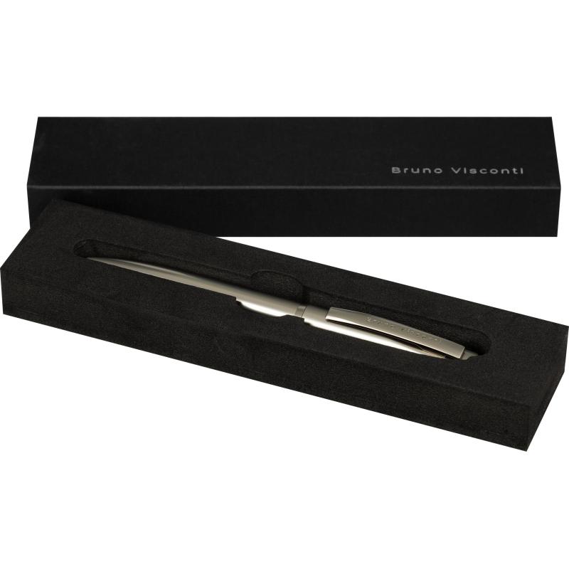 Ручка шариковая автомат. PORTOFINO 1мм,син,кор.шампань,в футл 20-0251-07/09