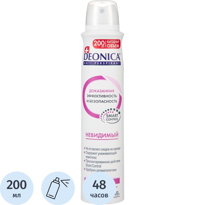 Дезодорант-антиперспирант DEONICA Невидимый, 200 мл (спрей) (6)