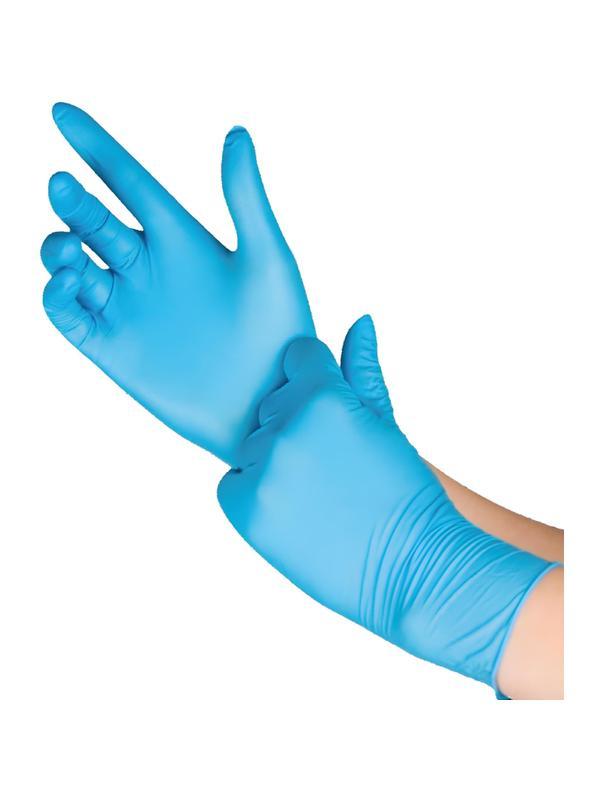 Перчатки нитрил., н/с, н/о,5,5гр./шт,голуб.FOXY-GLOVES (S)50 пар/уп