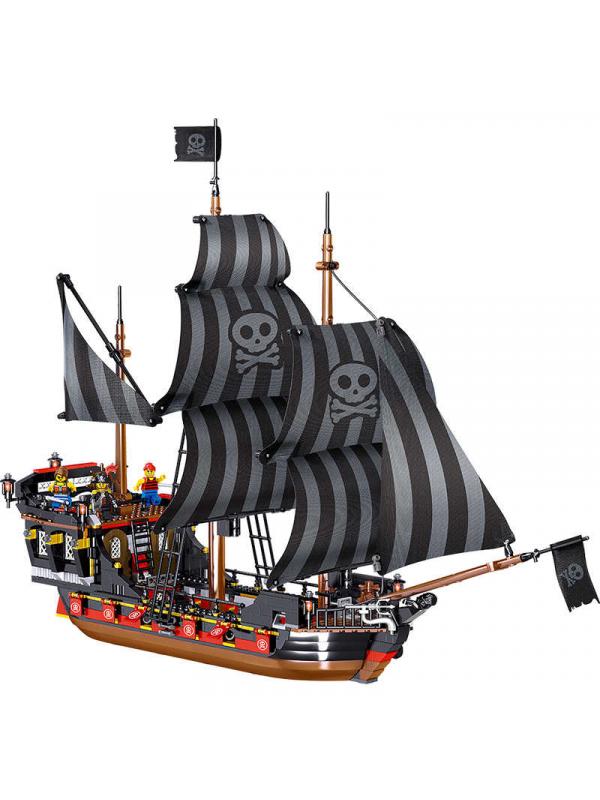 Конструктор Zhe Gao «Пиратский Корабль Каравелла» QL1801 (Pirates of the Caribbean) / 987 деталей
