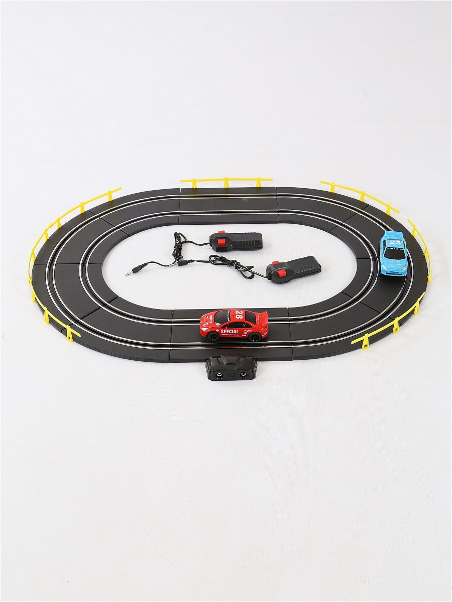Детский игрушечный Автотрек Play Smart «Параллельные гонки» 0807 / 125 см.