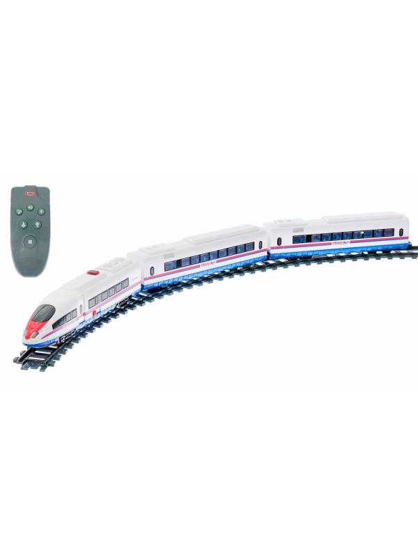 Железная дорога и Поезд на Р/У Play Smart «Супер-Экспресс Молния», 239 см. 9713-2A