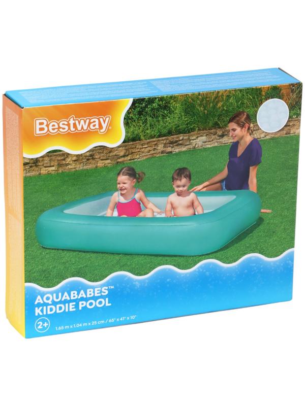 Бассейн надувной Bestway 51115, 165×104×25 см, с надувным дном, от 2 лет