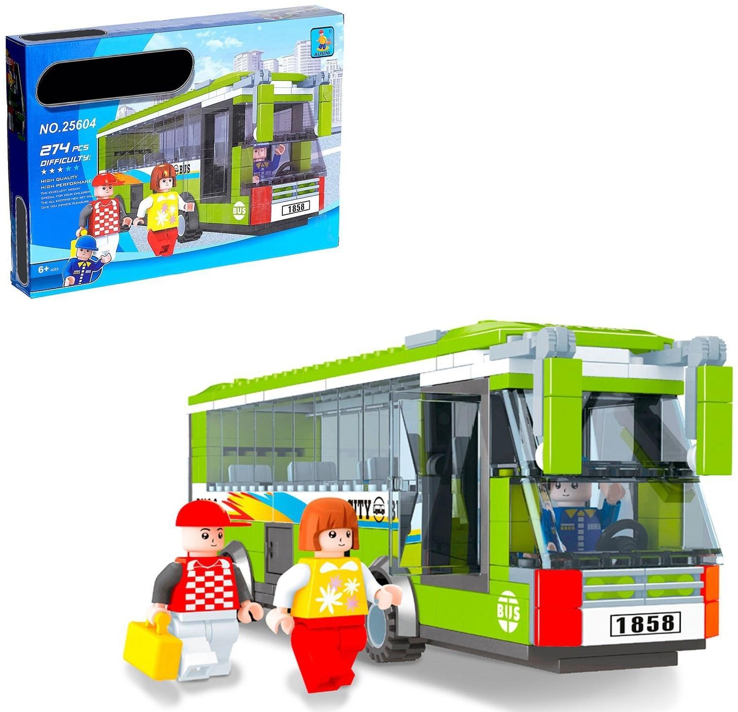 Конструктор «Автобус», 274 детали
