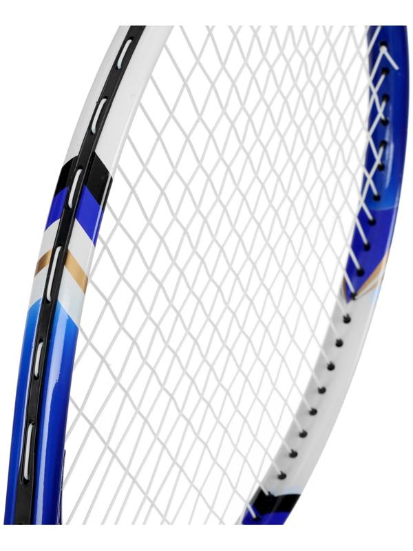 Ракетка для большого тенниса тренировочная, в чехле, цвет синий