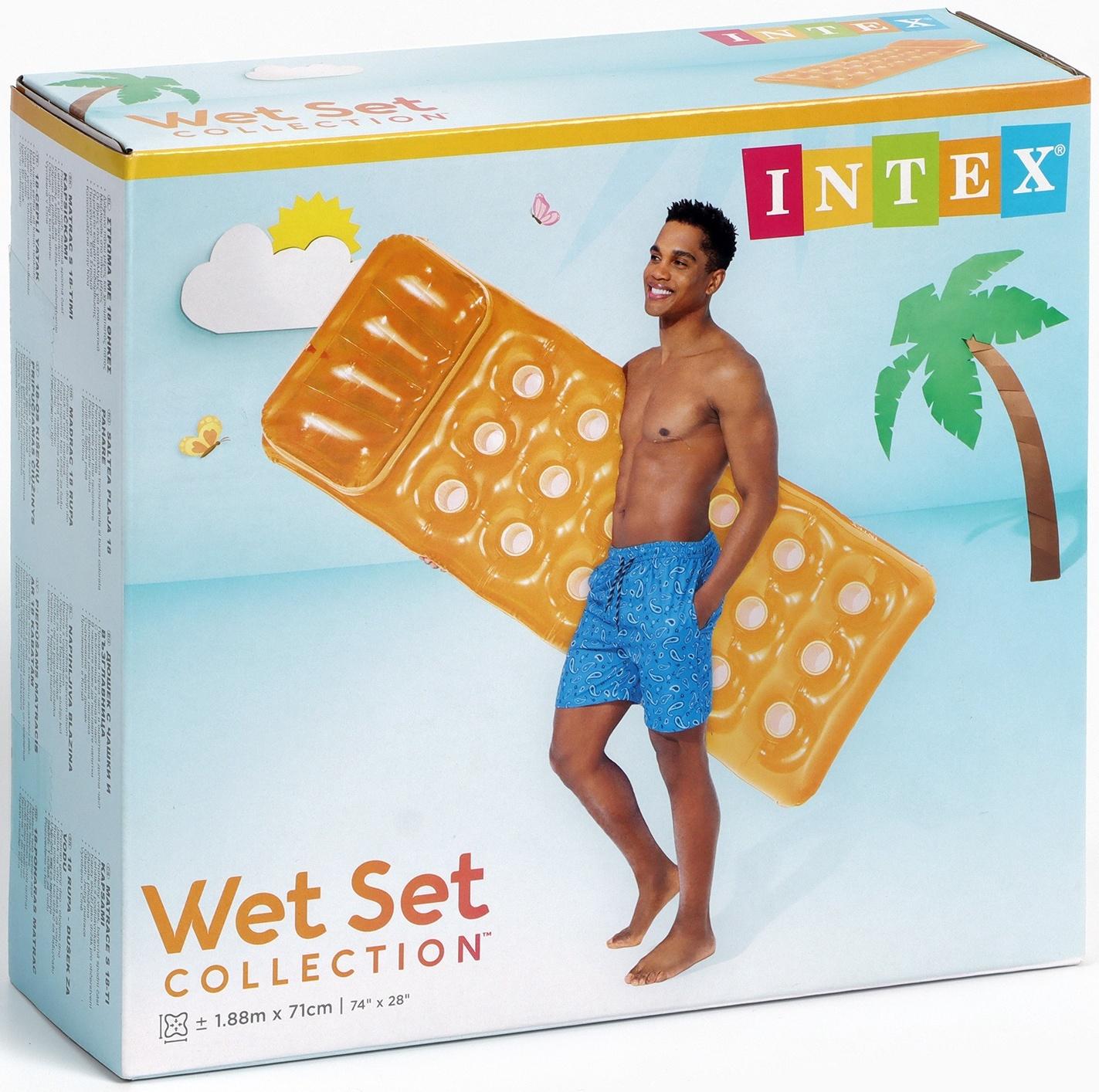 Матрас для плавания, 188 х 71 см, цвета МИКС, 58890NP INTEX