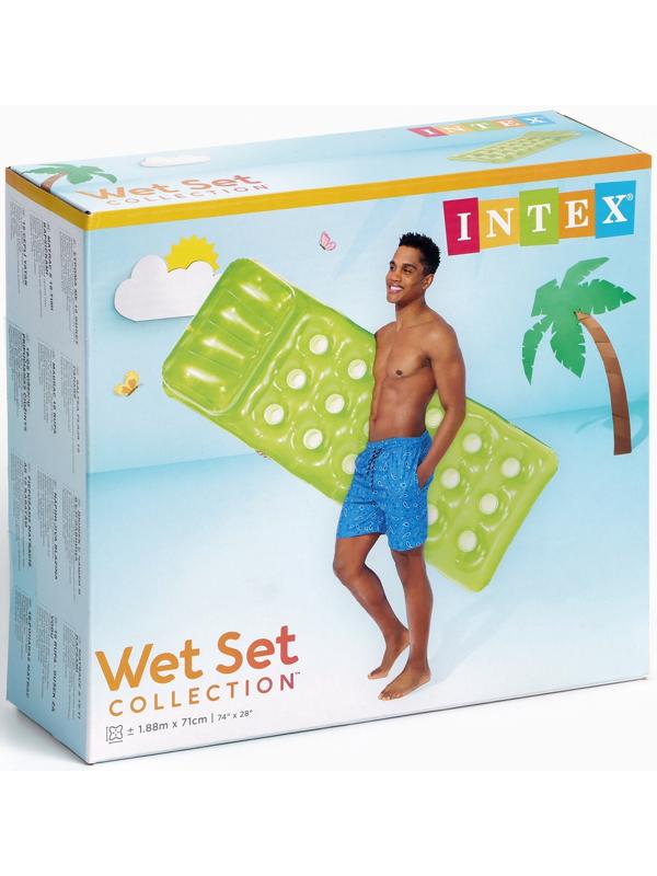 Матрас для плавания, 188 х 71 см, цвета МИКС, 58890NP INTEX