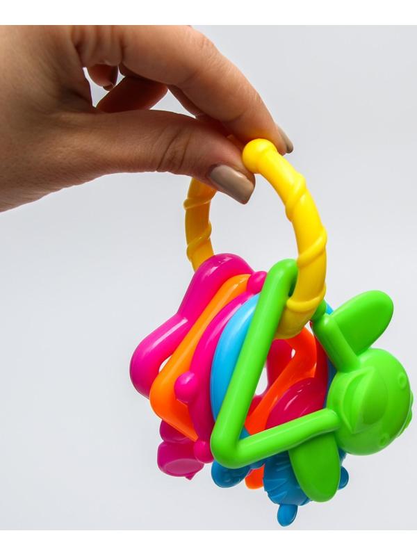 Погремушка Крошка Я «Цепочка», 6 колец, от 3 мес.