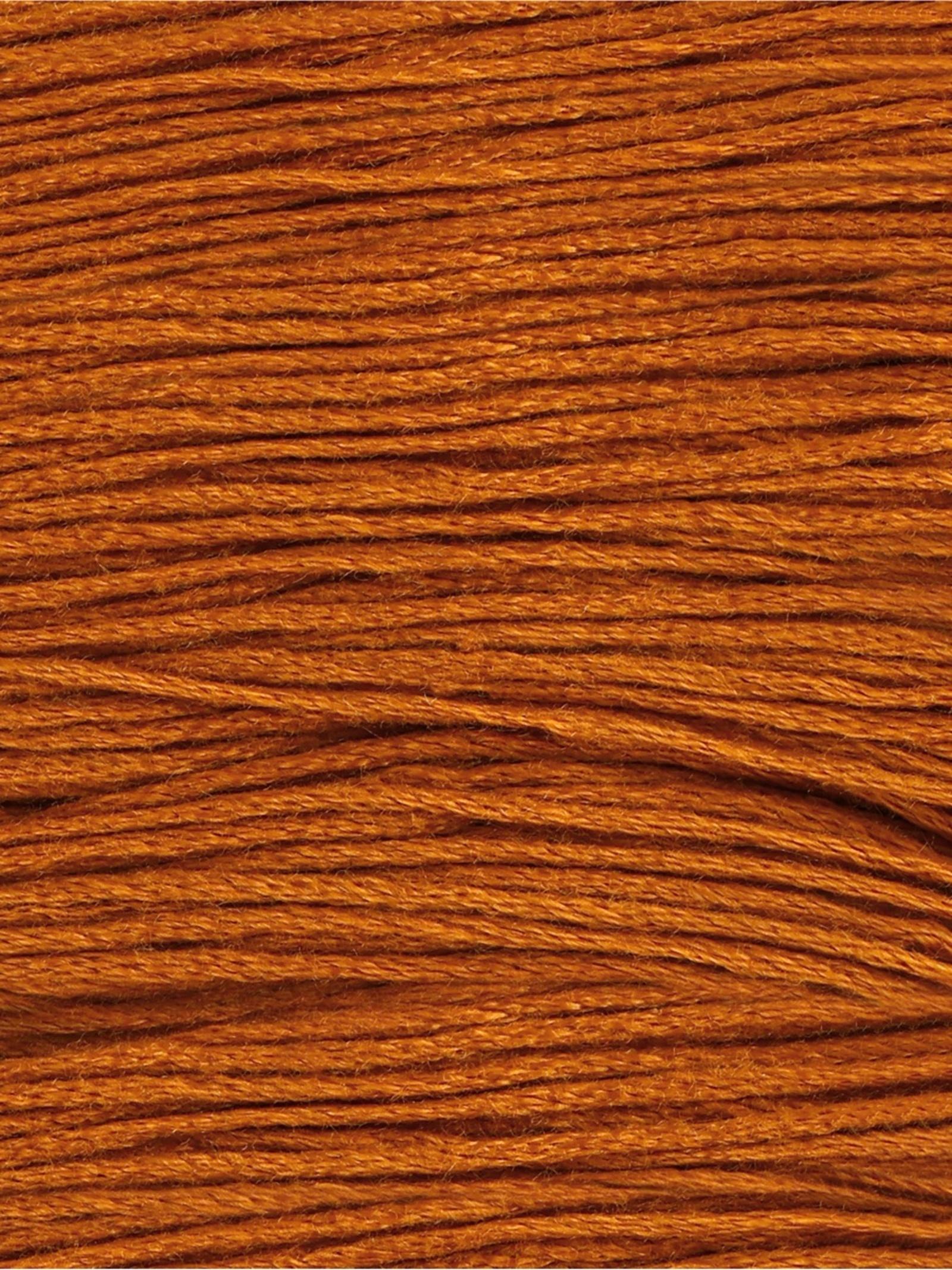 Набор ниток мулине №909, 8±1 м, 6 шт., коричневый