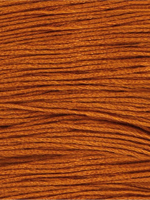 Набор ниток мулине №909, 8±1 м, 6 шт., коричневый