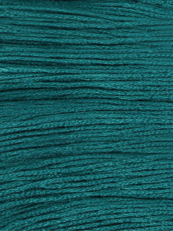 Набор ниток мулине №3808, 8±1 м, 6 шт., тёмно-бирюзовый