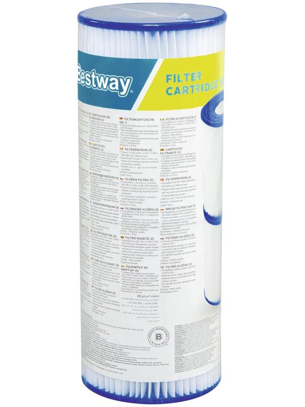 Картридж для фильтра «II», набор 2 шт, 10,6 х 13,6 см, 58094 Bestway