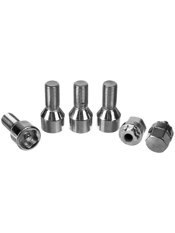 Секретки на колеса автомобиля JN-613, болт 14x1.5, 2 ключа