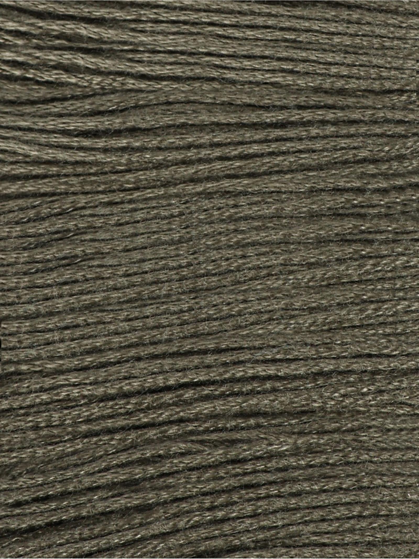 Набор ниток мулине №645, 8±1 м, 6 шт., зелёно-серый