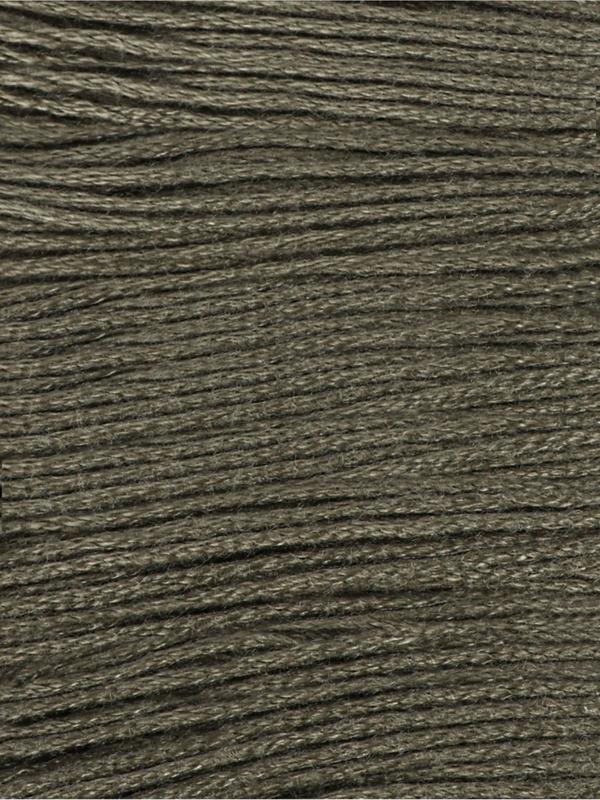 Набор ниток мулине №645, 8±1 м, 6 шт., зелёно-серый