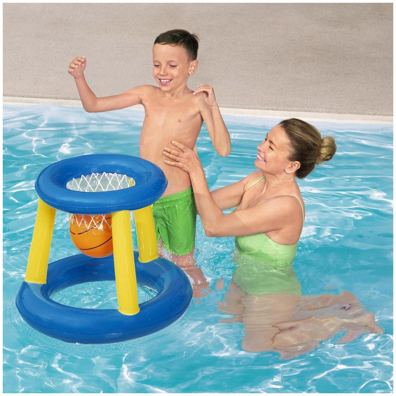 Набор для игр на воде «Баскетбол», d=61 см, корзина, мяч, от 3 лет, 52418 Bestway