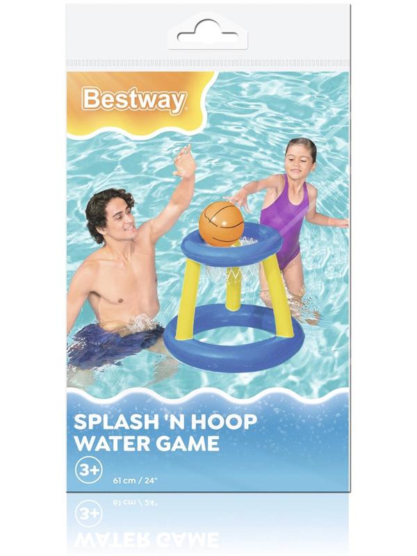 Набор для игр на воде «Баскетбол», d=61 см, корзина, мяч, от 3 лет, 52418 Bestway