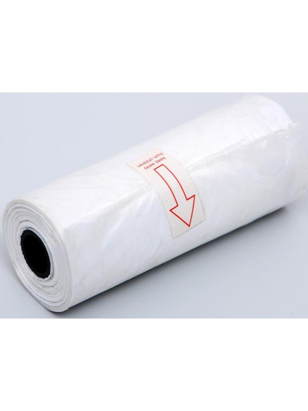 Контейнер с пакетами для уборки за собаками с фонариком (15 пакетов), 9,8х3,8х3,8 см, микс