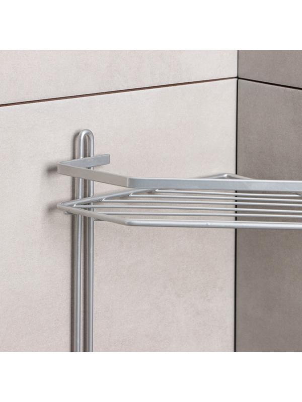 Полка угловая 5-ти ярусная, 20×28×87 см, хром