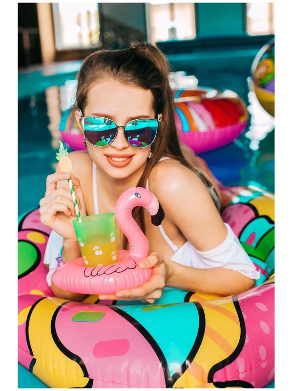 Игрушка надувная-подставка «Фламинго», 18 см