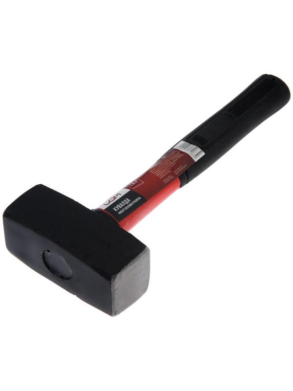 Кувалда ЛОМ, фиберглассовая рукоятка, 1.5 кг