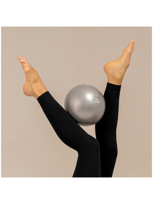 Мяч для йоги и пилатеса Sangh, d=25 см, 100 г, цвет серый