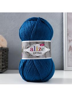 Пряжа для вязания спицами, крючком ALIZE, Extra, 100% акрил, 220 м/100 г, (409 джинс)