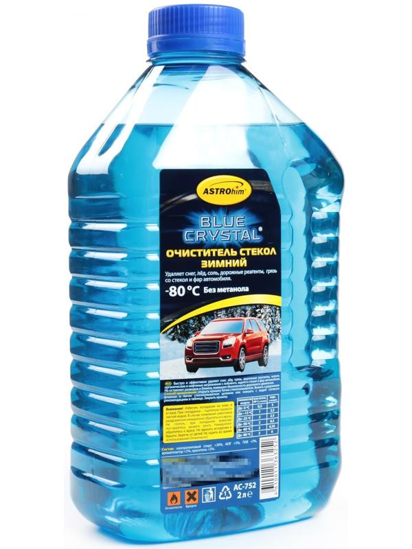 Незамерзающий очиститель стёкол Astrohim концентрат, до -80С, 2 л, АС - 752