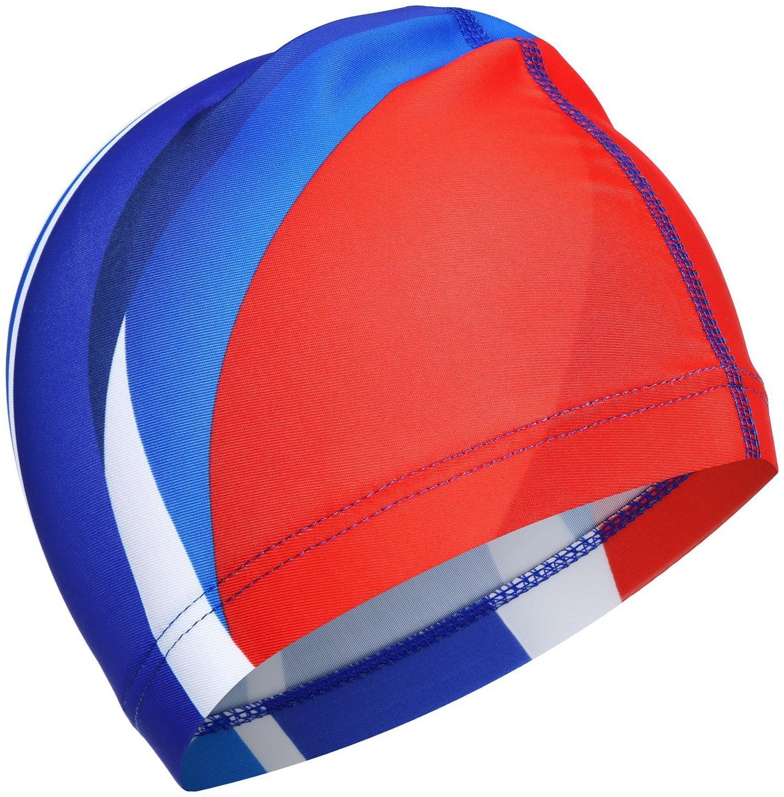 Шапочка для плавания взрослая ONLYTOP, тканевая, обхват 54-60 см