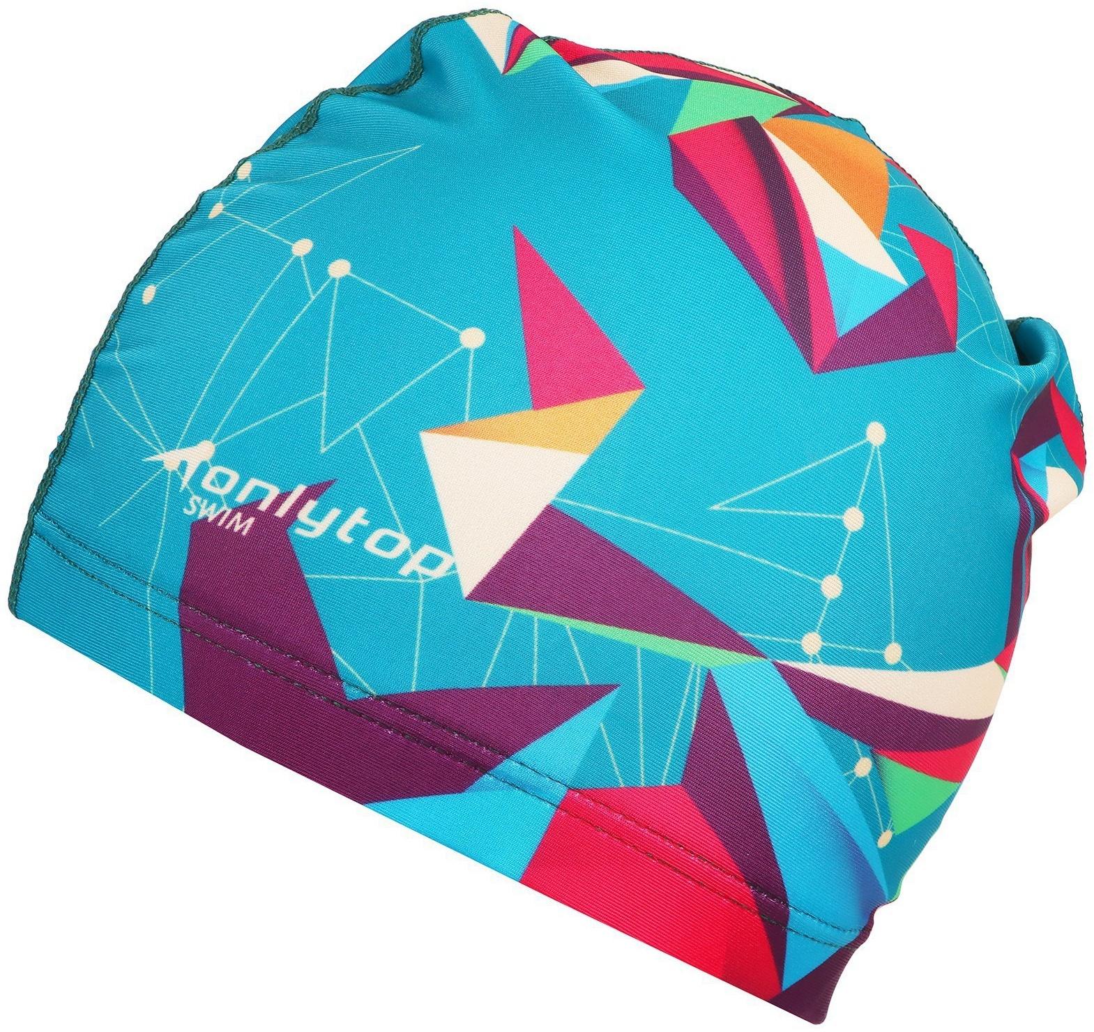 Шапочка для плавания взрослая ONLYTOP Swim, тканевая, обхват 54-60 см
