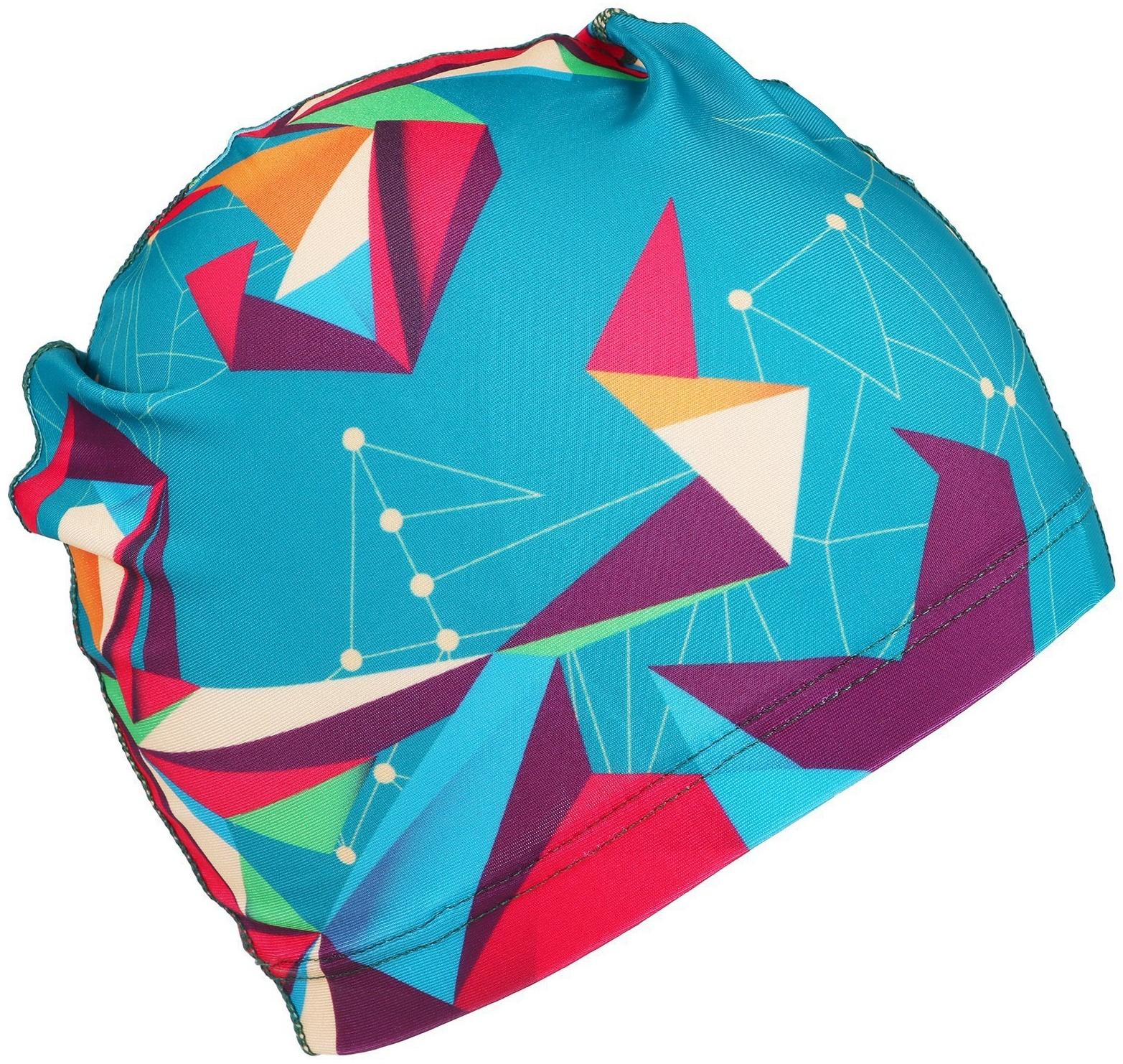 Шапочка для плавания взрослая ONLYTOP Swim, тканевая, обхват 54-60 см