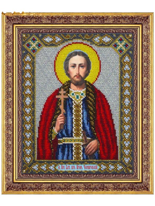 Набор для вышивания бисером Паутинка «Святой благоверный князь Игорь Черниговский»