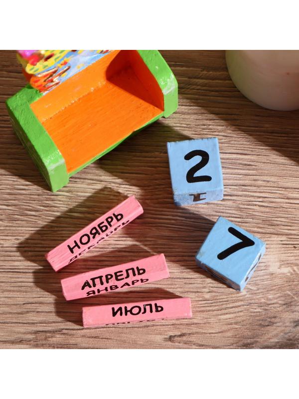 Деревянный календарь 