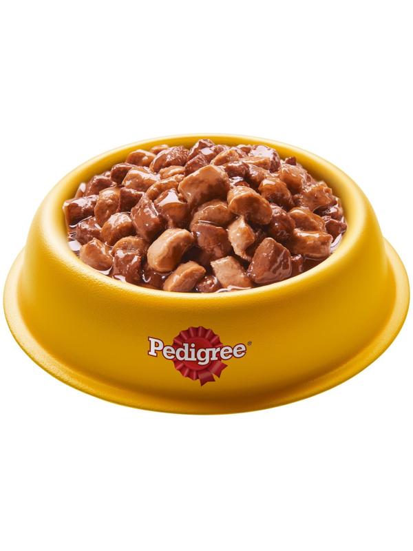 Влажный корм Pedigree для собак всех пород, кролик/индейка в соусе, пауч, 85 г