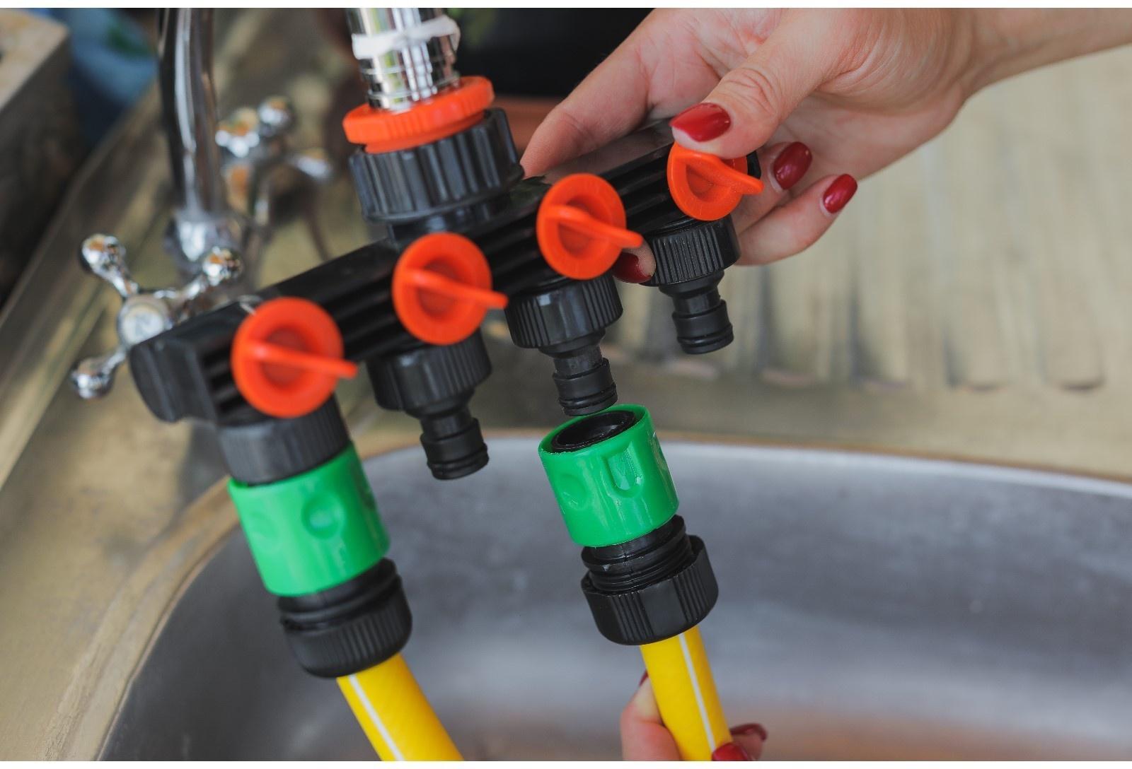 Распределитель 4-канальный, внутренняя резьба 1